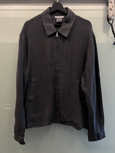 Pre-owned Our Legacy Anthracite Linen Fine Blouson