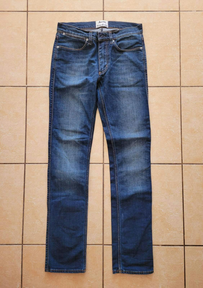 Pre-owned Acne Studios Max Prince Jeans In Navy