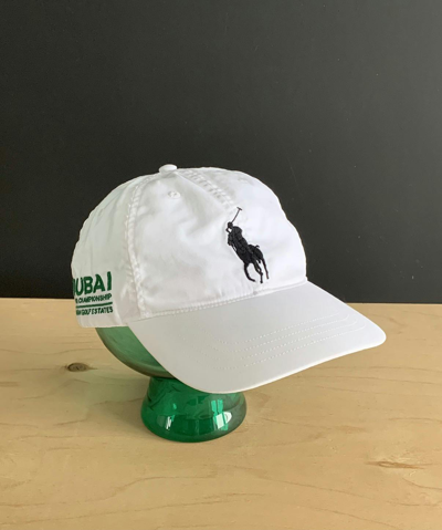 Pre-owned Polo Ralph Lauren X Vintage Polo Ralph Laurent Big Pony Cap In White