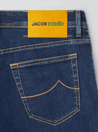 Shop Jacob Cohen Trousers In Denim