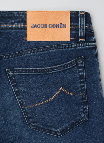 Shop Jacob Cohen Trousers In Denim