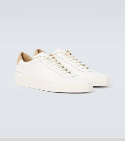 Shop Common Projects Tennis 70 Low-top Leather Sneakers In White