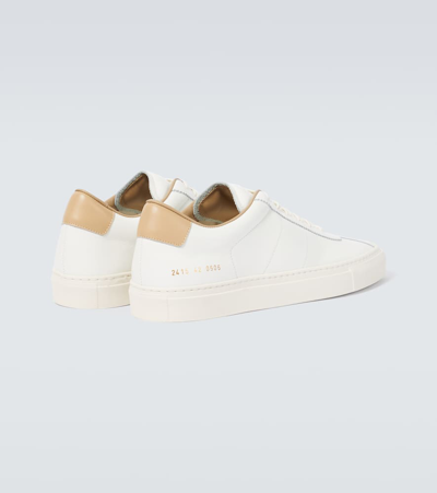 Shop Common Projects Tennis 70 Low-top Leather Sneakers In White