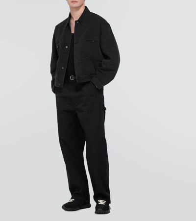 Common Projects Track Classic Leather And Suede-trimmed Ripstop Sneakers In Black
