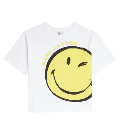 Shop Marc Jacobs X Smileyworld Cotton Jersey T-shirt In White
