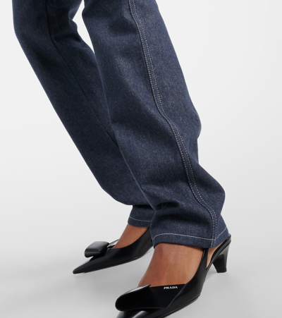 Loro Piana Nedar High-rise Straight Jeans In Surge Blue