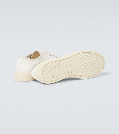 Shop Common Projects Tournament Canvas Sneakers In Off White