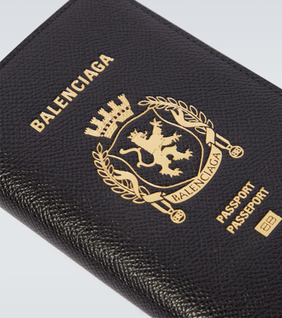 Balenciaga Passport Holder In Black