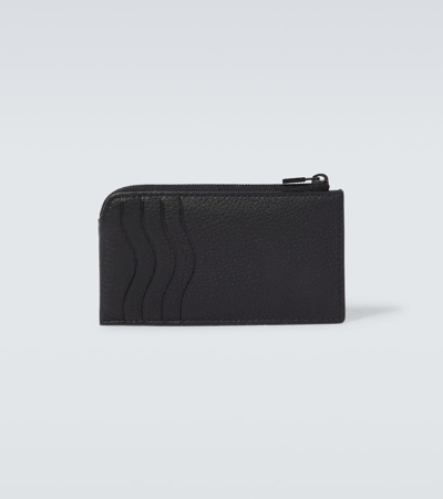 Shop Loro Piana Extra Leather Card Case In Black