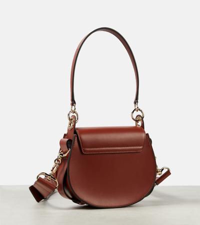 Chloé Tess Shoulder Bag In Brown