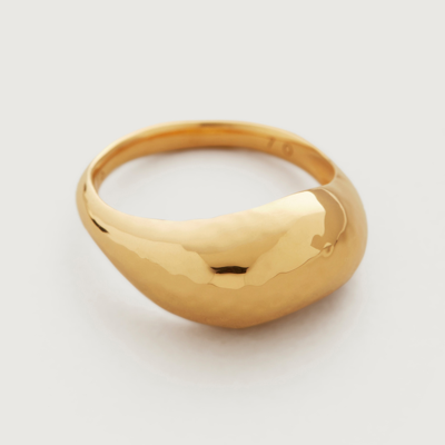 Monica Vinader Gold Deia Domed Ring