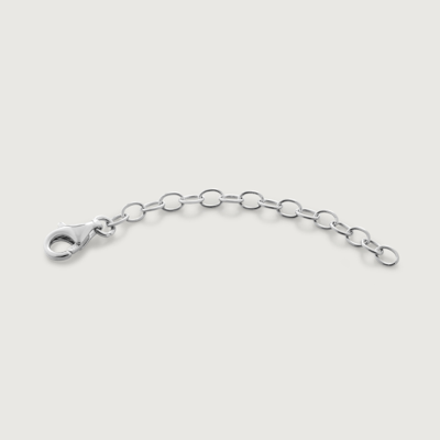 Shop Monica Vinader Sterling Silver Adjustable Chain And Necklace Extender 5cm/2'