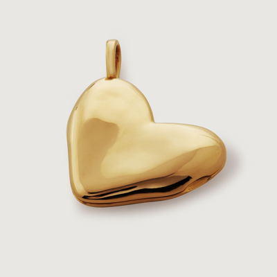 MONICA VINADER GOLD HEART LOCKET 