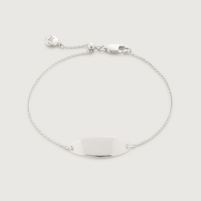 Shop Monica Vinader Sterling Silver Nura Tiny Fine Chain Bracelet