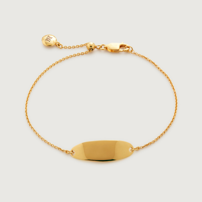 Shop Monica Vinader Gold Nura Tiny Fine Chain Bracelet