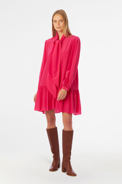 Shop Marie Oliver Kitty Dress In Rouge