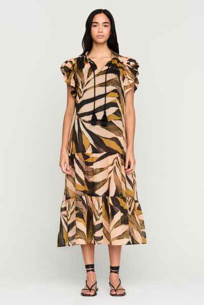 Shop Marie Oliver Dasha Dress In Tropical Sand