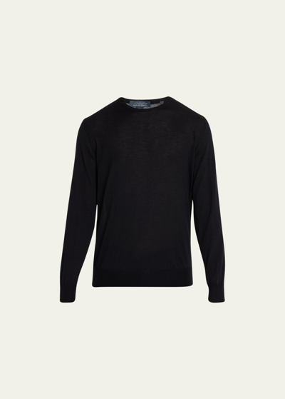 Shop Bergdorf Goodman Crewneck Cashmere Sweater