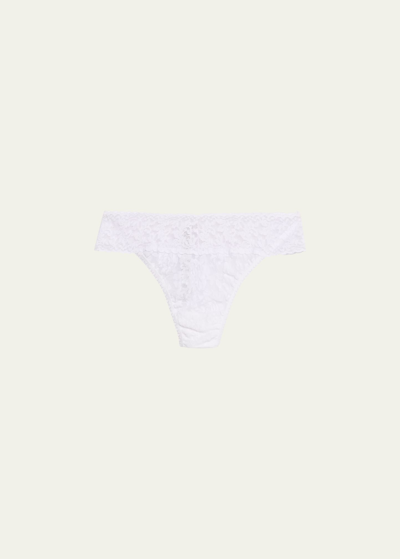 Shop Hanky Panky Stretch Lace Traditional-rise Thong