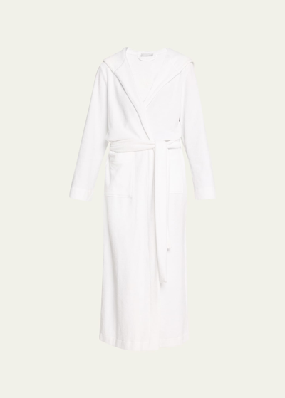 Shop Hanro Hooded Plush Long Robe