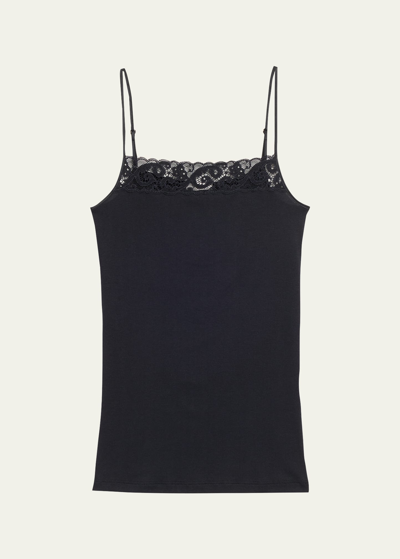 Shop Hanro Moments Lace-trimmed Camisole