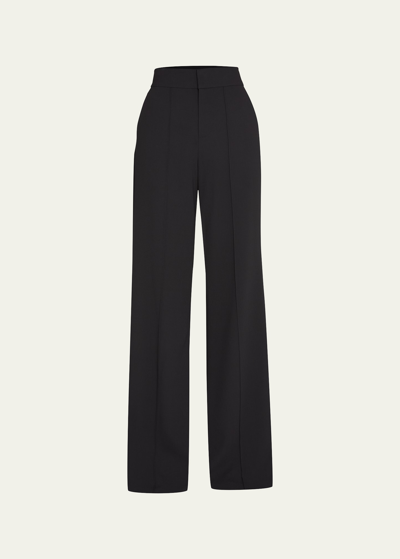 Shop Alice And Olivia Dylan High-waist Wide-leg Pants