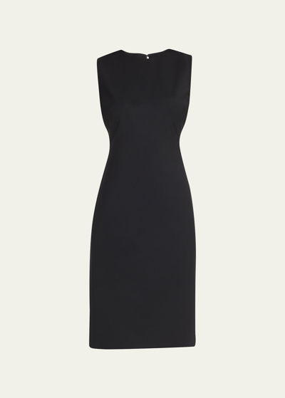 Shop Theory Eano Sleeveless Traceable Wool Suiting Dress