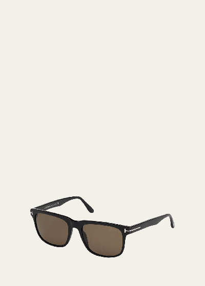 Shop Tom Ford Men's Stephenson Square Polarized Sunglasses