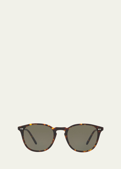 Shop Oliver Peoples Men's Forman L. A. Tortoiseshell Sunglasses
