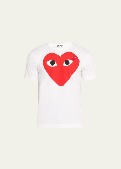 Shop Comme Des Garçons Men's Big Heart T-shirt