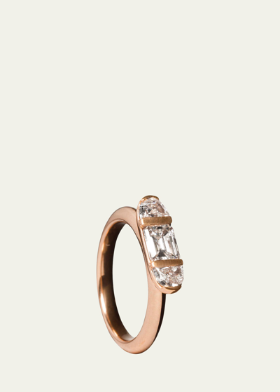 Shop Nak Armstrong 20k Rose Gold Seed Diamond Ring