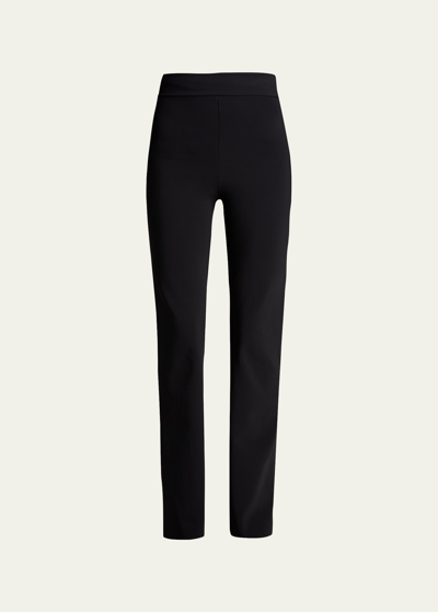 Shop Chiara Boni La Petite Robe Venusette High-waist Straight-leg Pants
