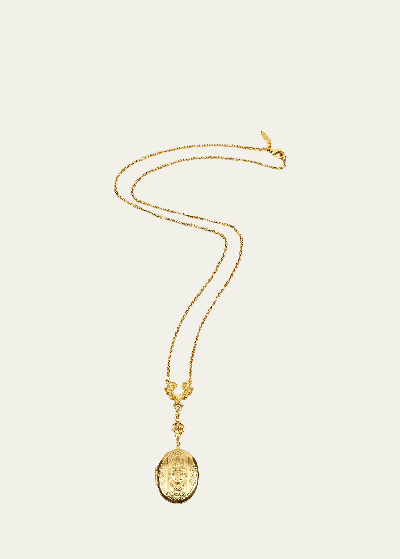 Shop Ben-amun Oval Locket Necklace