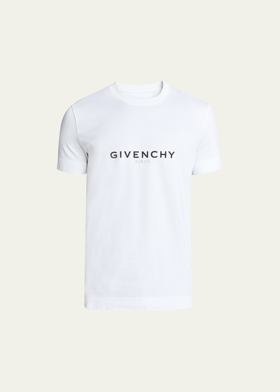 Shop Givenchy Men's Slim Basic Logo T-shirt