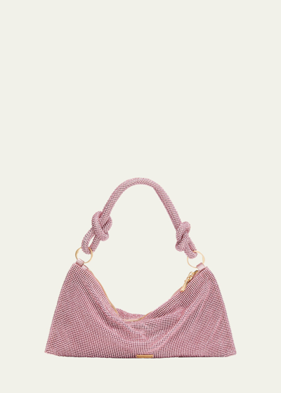 Shop Cult Gaia Hera Nano Knotted Embellished Shoulder Bag