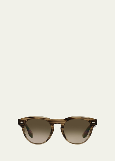 Shop Brunello Cucinelli Men's Nino Photochromic Sunglasses