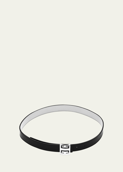 Shop Givenchy 4g Monogram Reversible Buckle Belt