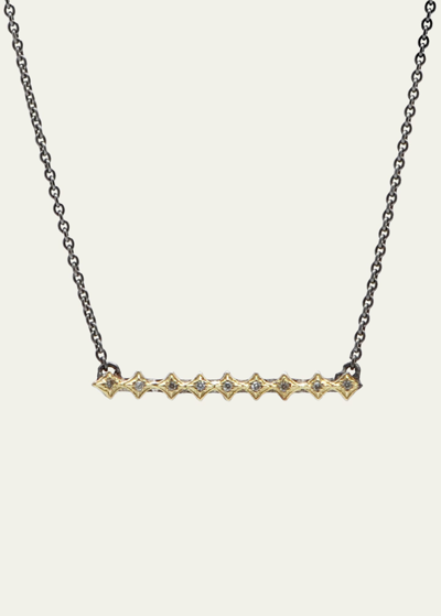 Shop Armenta Old World Diamond Crivelli Bar Necklace