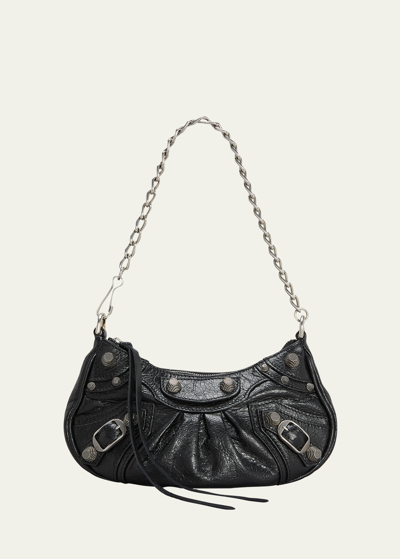 Shop Balenciaga Le Cagole Mini Leather Crossbody Bag
