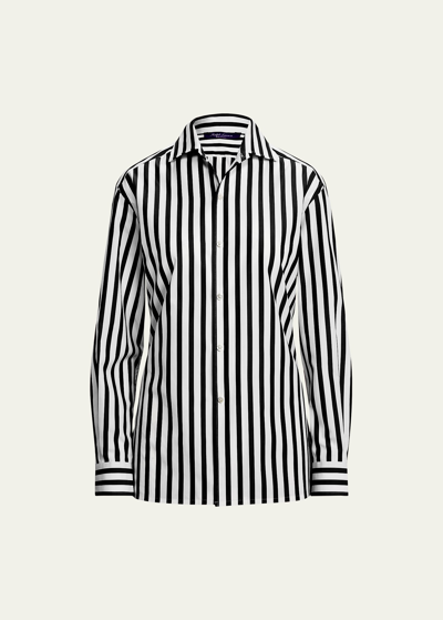 Shop Ralph Lauren Capri Stripe Button-down Shirt