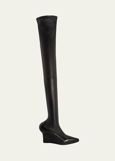 Shop Givenchy Show Stretch Over-the-knee Boots