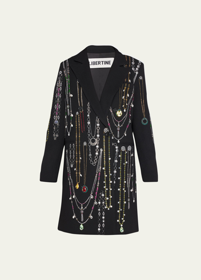 Shop Libertine Necklace Gallery Double-breasted Coat