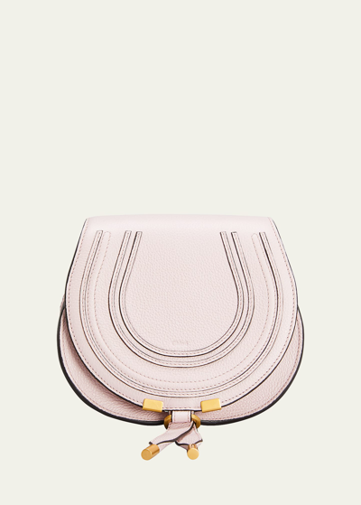 Shop Chloé Marcie Small Crossbody Bag In Grained Leather
