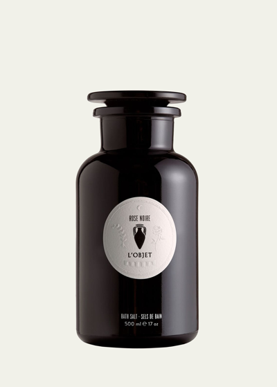 L'objet Rose Noir Bath Salt, 17 Oz.