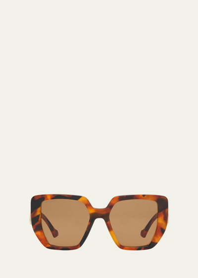 Shop Gucci Oversized Square Acetate Sunglasses