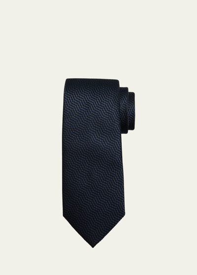 Shop Tom Ford Men's Mulberry Silk Tonal Jacquard Tie