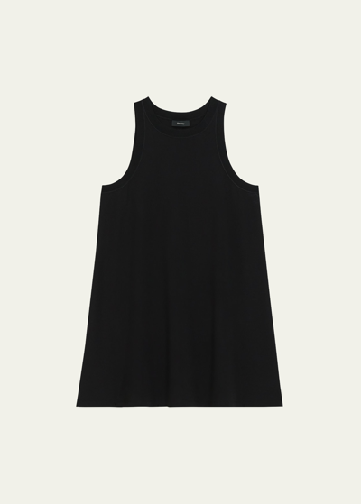 Shop Theory Rib-neck Sleeveless Mini Tank Dress