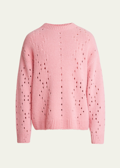 Shop Givenchy Men's Oversized Holey Sweater