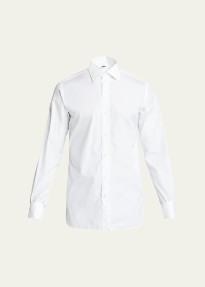 Shop Bergdorf Goodman Men's Solid Poplin Sport Shirt