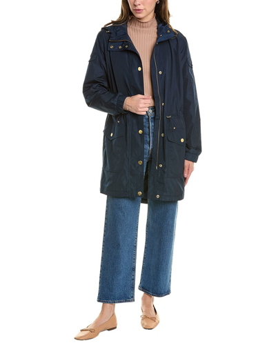 Shop Brooks Brothers Drawcord Anorak In Blue
